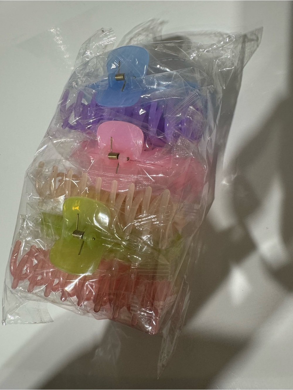 Pack of Pastel Hair Claw Clips - Multi-Color